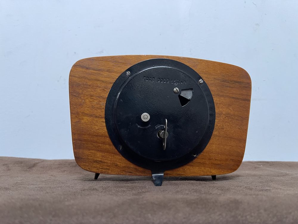 Art Deco Majak Stary Drewniany Zegar Mechaniczny