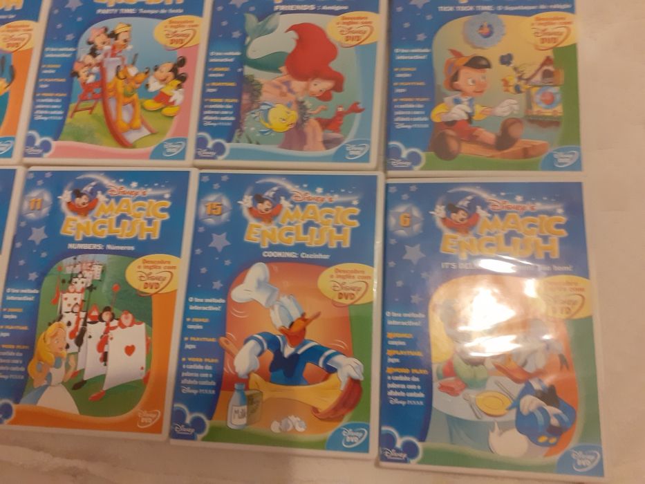 Dvd's Colecção Magic English Disneys