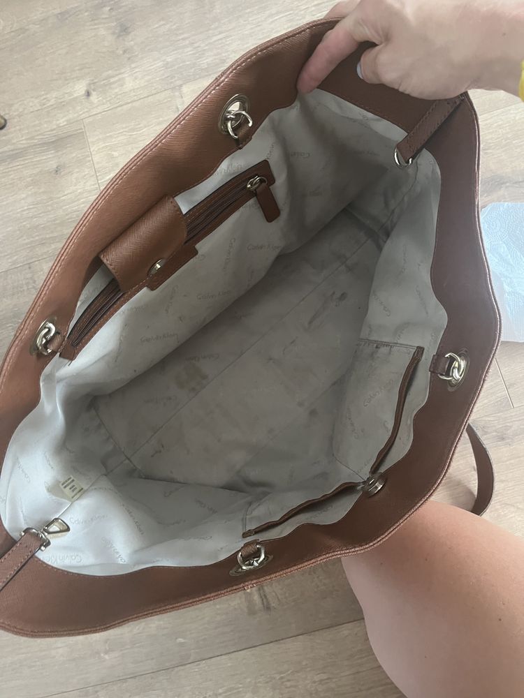 Torebka CK brązowa calvin klein