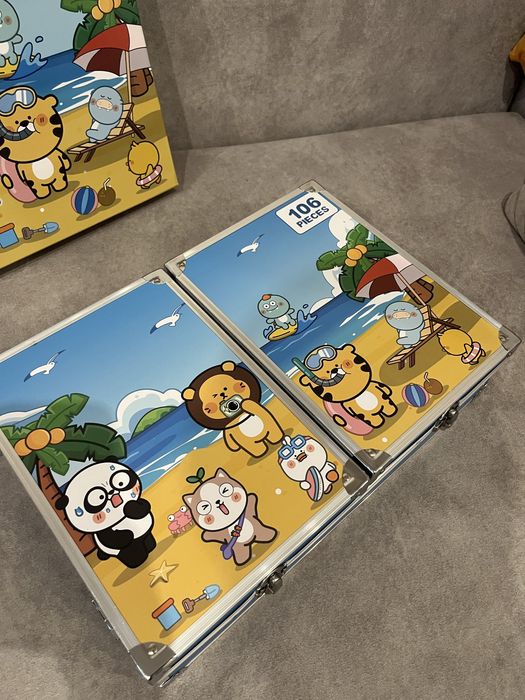 Набір для малювання 106 предметів з мольбертом