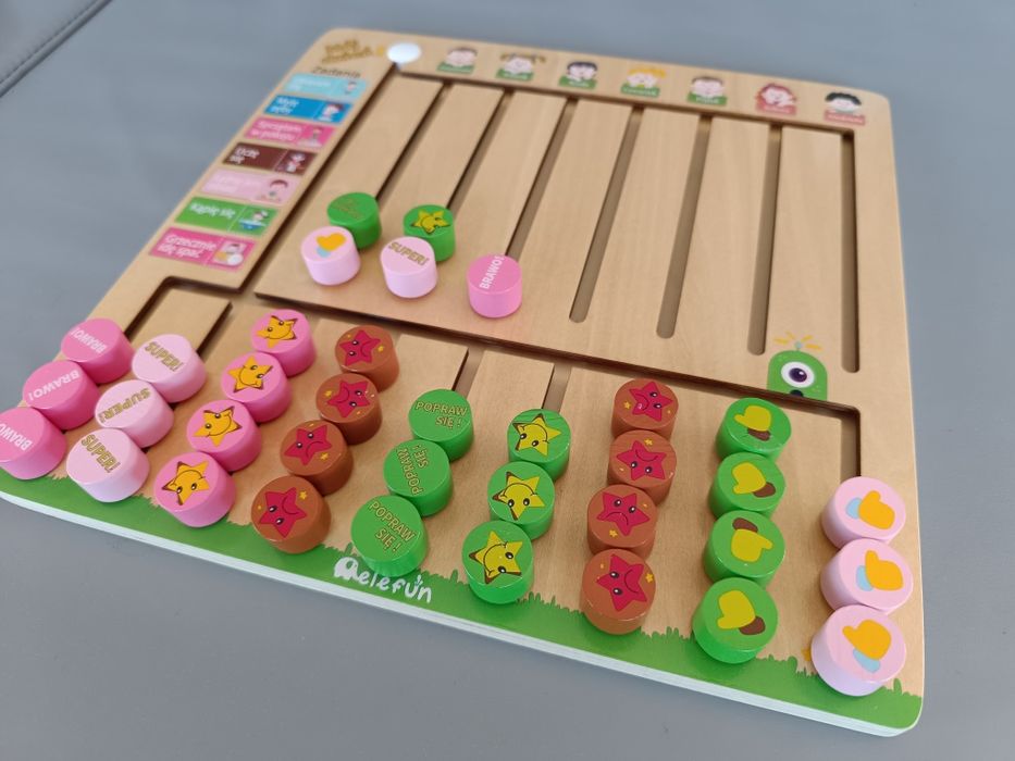 Tablica motywacyjna tablica obowiązków montesori tablica z zadaniami