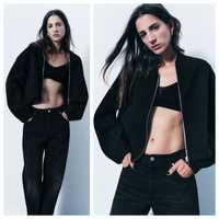 M-L Zara Куртка бомбер весенняя женская новая коллекция