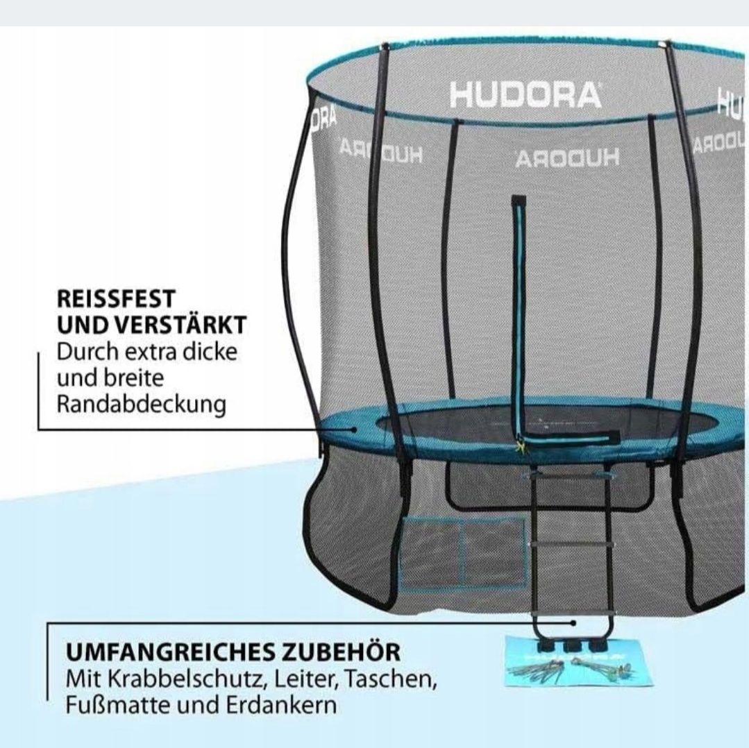 Trampolina z siatką HUDORA 250 cm NOWA