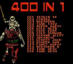 Cartridge Pegasus 400 in 1 - na układach scalonych