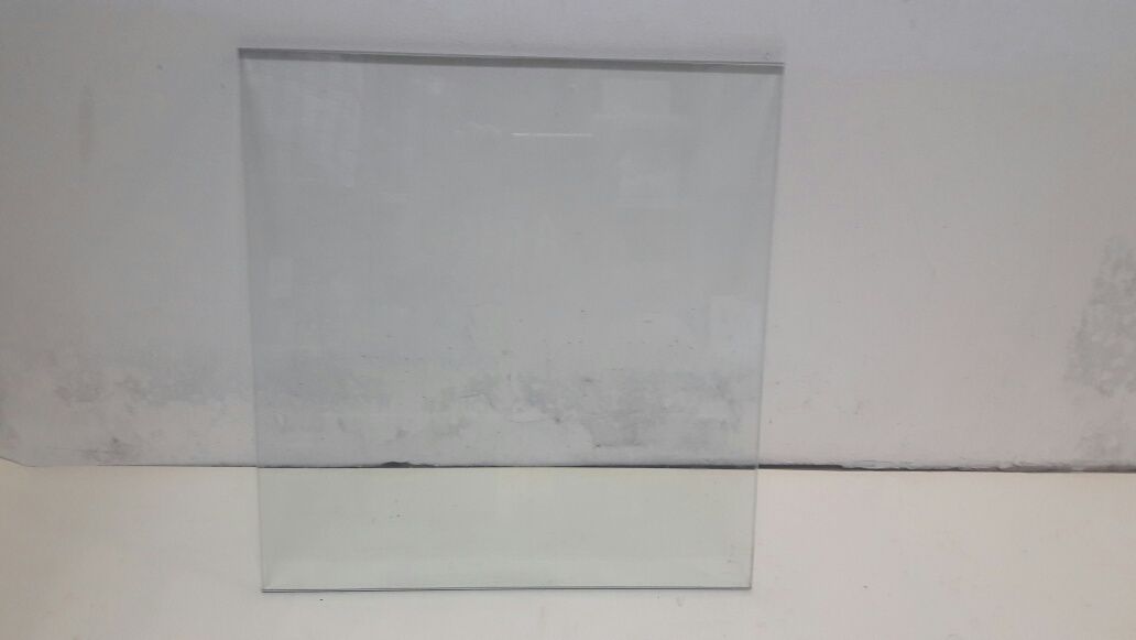 4 prateleiras de vidro transparente 1cm de espessura