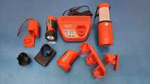 Milwaukee M12 адаптер, фонарик, аксесуары