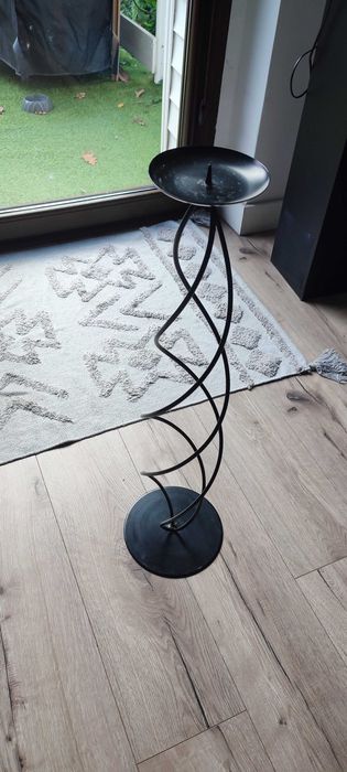 Świecznik wysoki vintage ikea