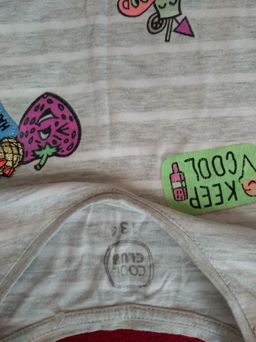 Zestaw t-shirtów dziewczęcych r 134-140