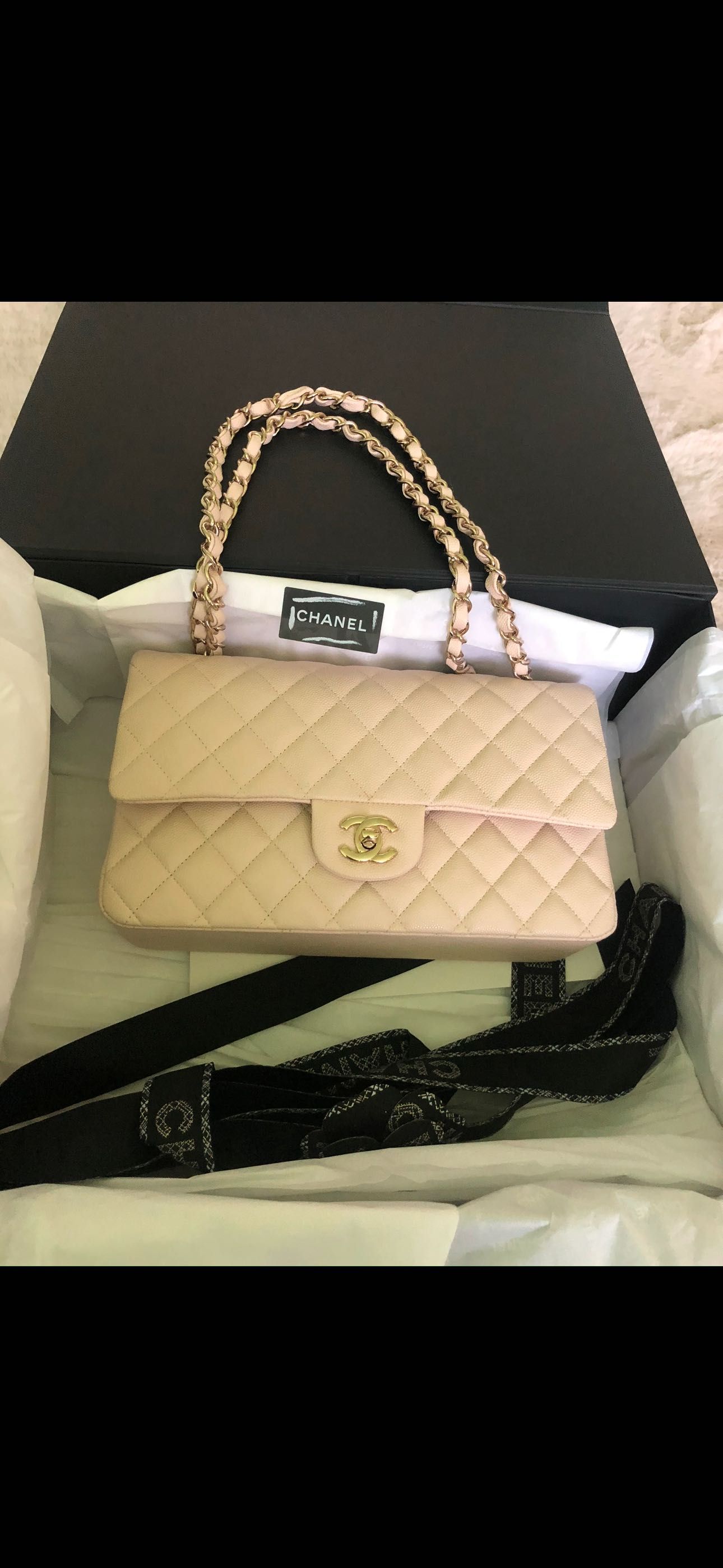 Torebka CHANEL ORYGINAŁ  stan bardzo dobry BEIGE CAVIAR