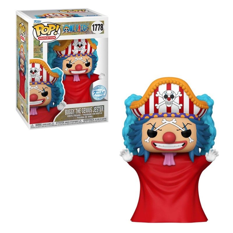 funko pop! one piece figurka buggy post time-skip exclusive 9 cm