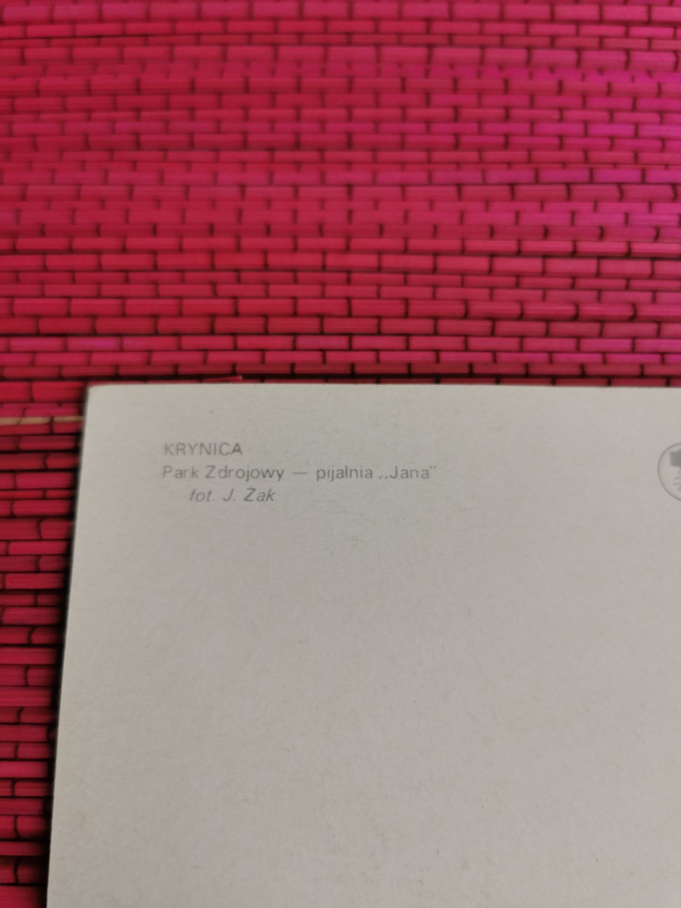Pocztówka Krynica lata 80