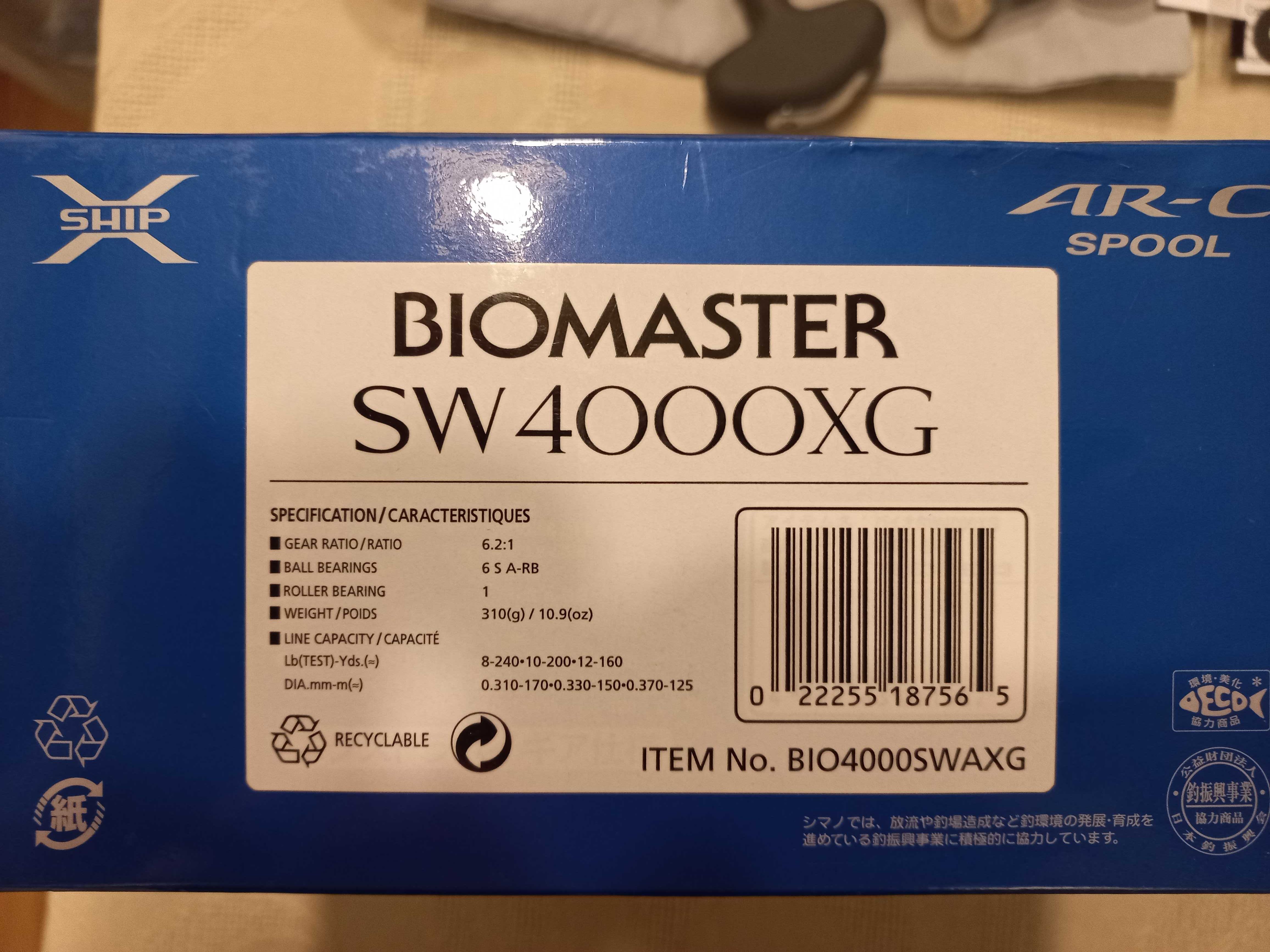 Shimano biomaster SW 4000XG '08