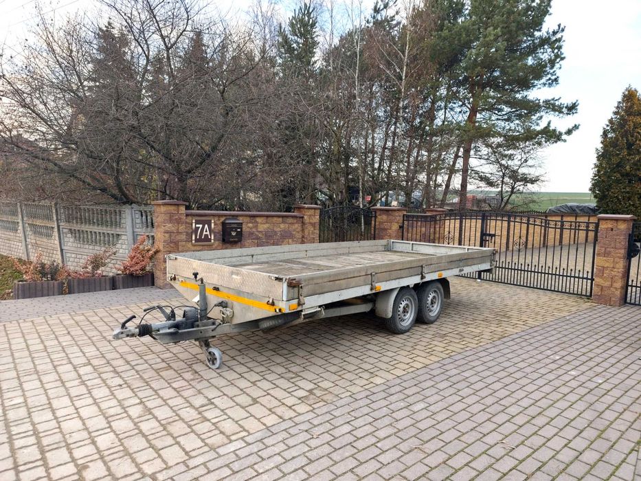 Przyczepa Dwuosiowa DMC 2000KG*450x200*Burty ALU*Zarejestrowana*