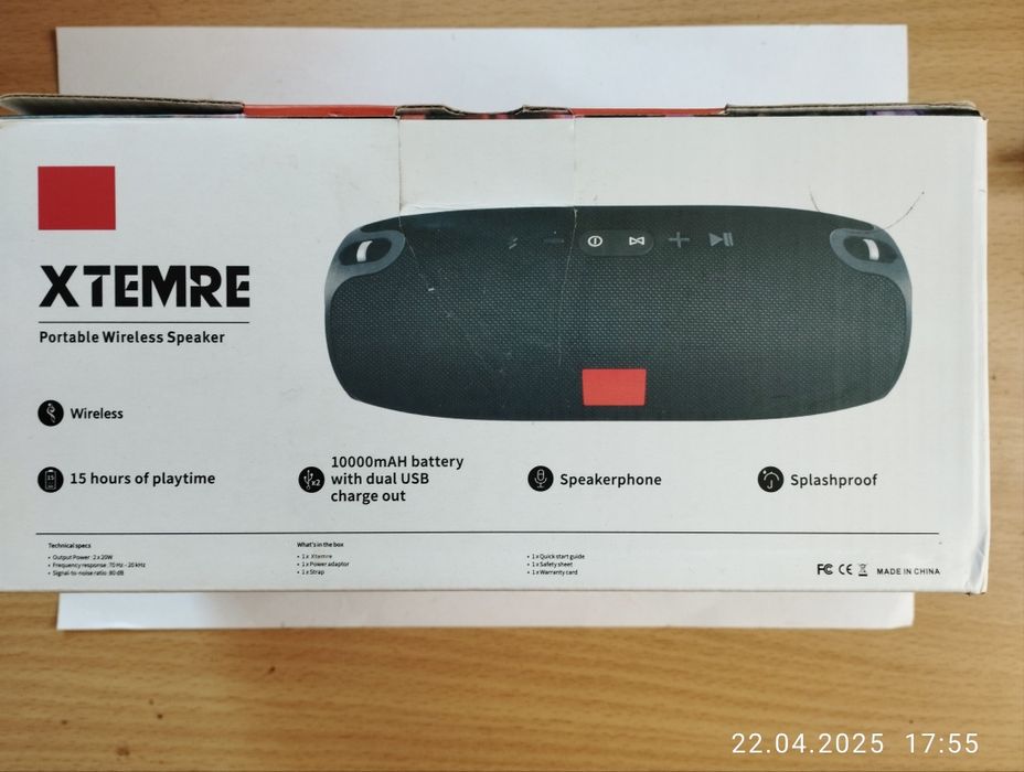 Продам портативную колонку.