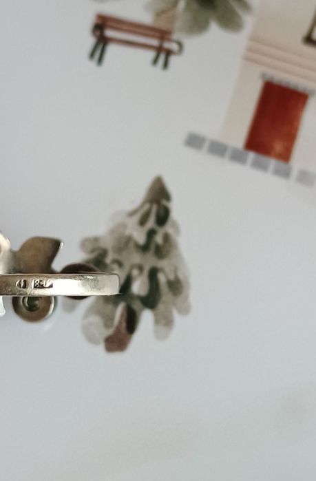 Каблучки  з каменем серебро 925 проба