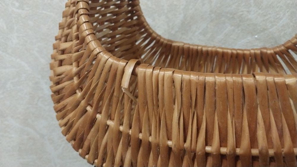 Корзина из лозы Улитка, кошик Равлик