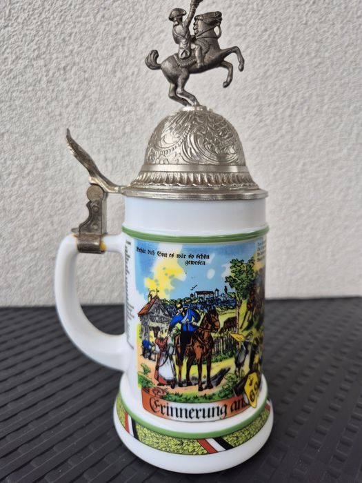 Kufel do piwa BMF Germany z pokrywką