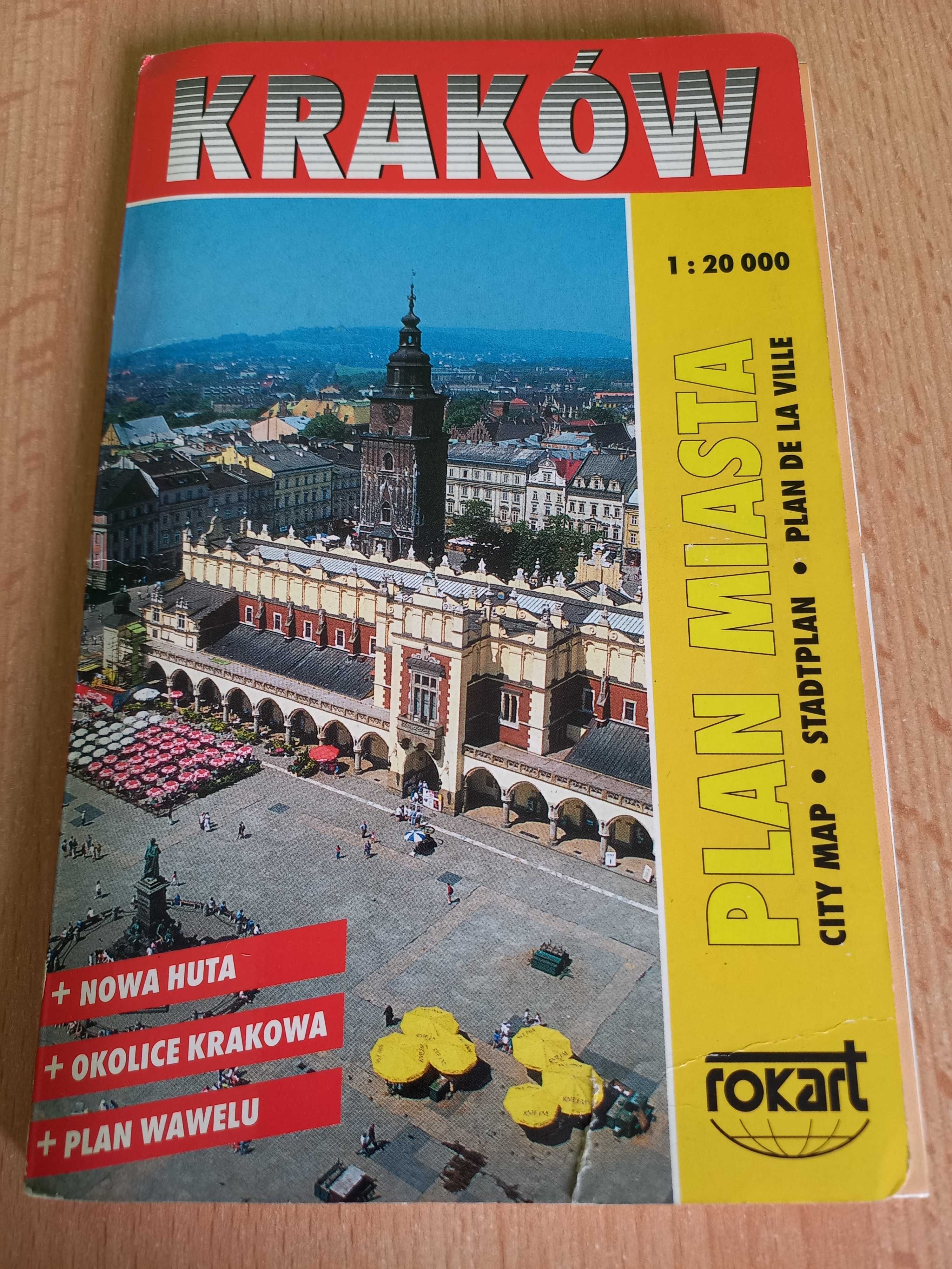 Kraków plan miasta Nowa huta okolice Krakowa plan Wawelu