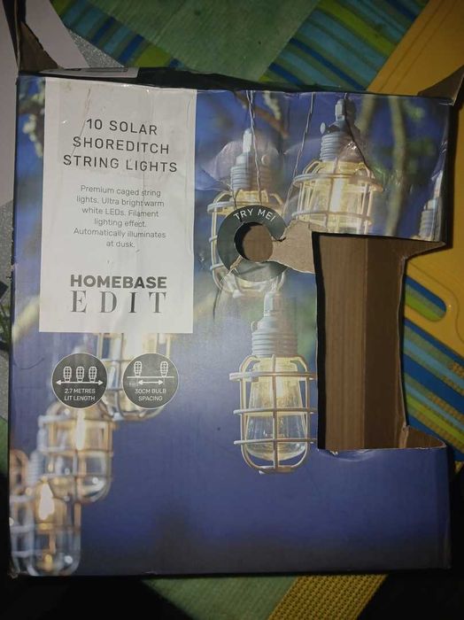 Lampiony łańcuch świetlny 10 sztuk