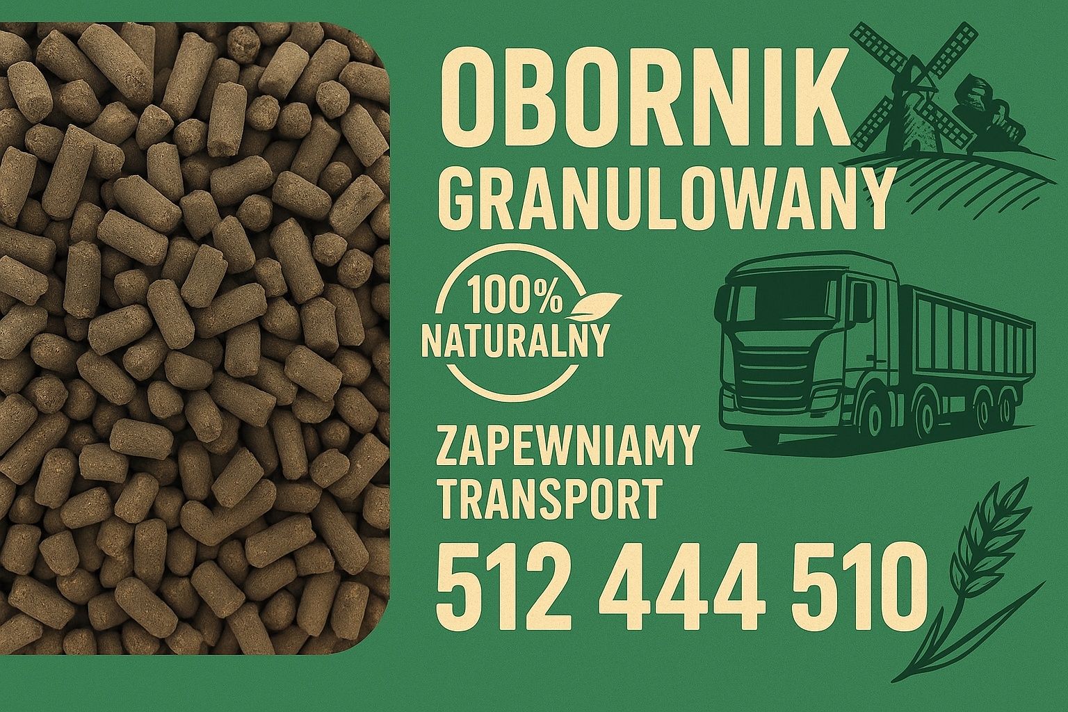 Obornik Granulowany Organiczny