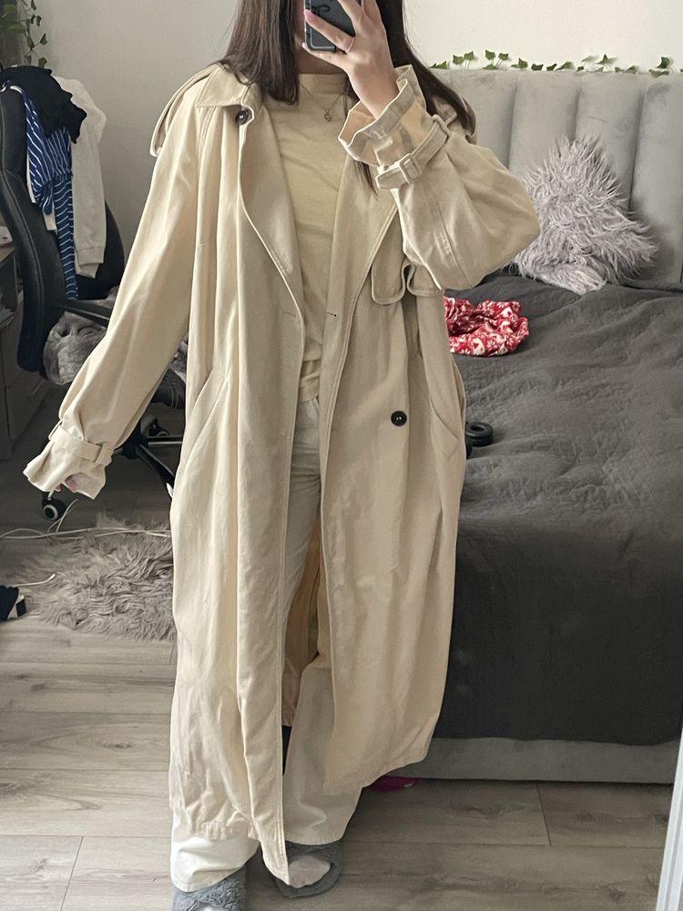 плащ пальто тренч H&M hm