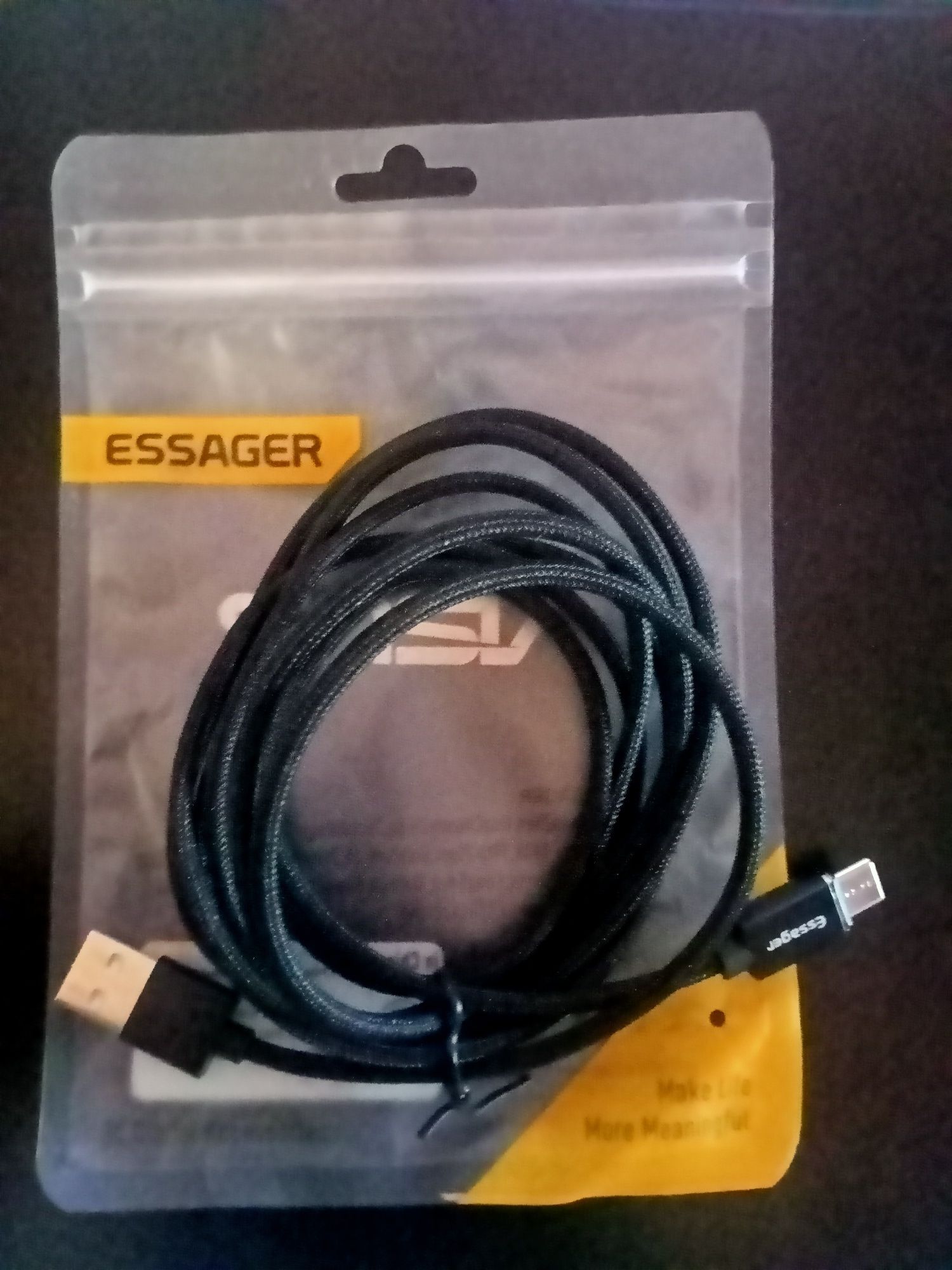 Магнітний кабель essager 3 А передача данных