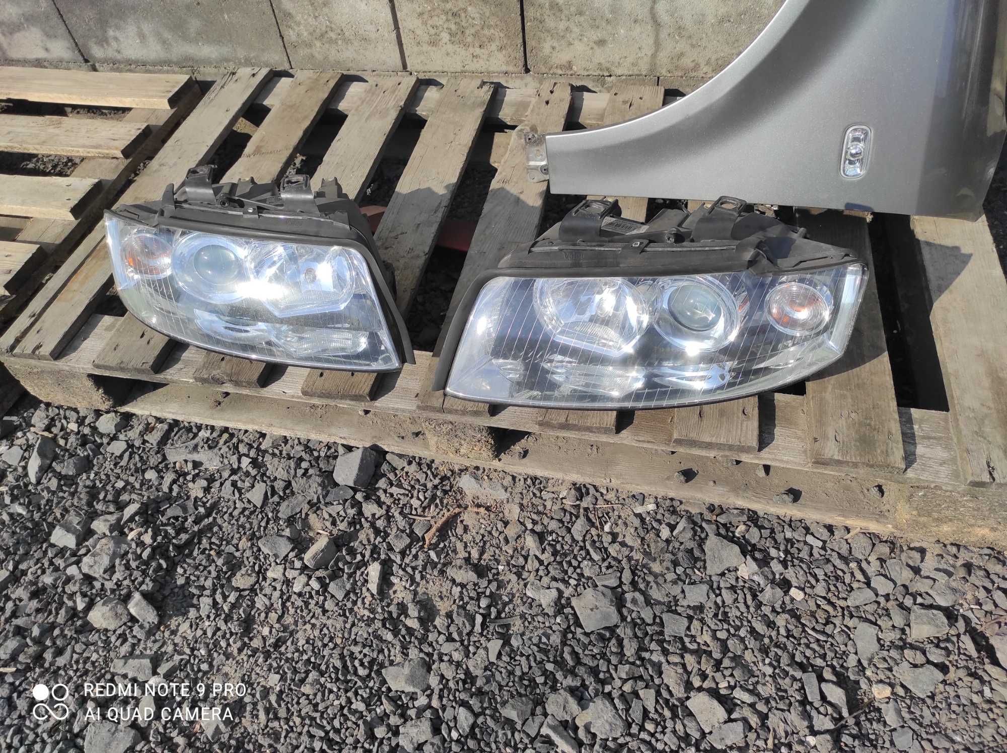 Audi a4 b6 LY7Q maska zderzak Xenon lampy błotnik wzmocnienie