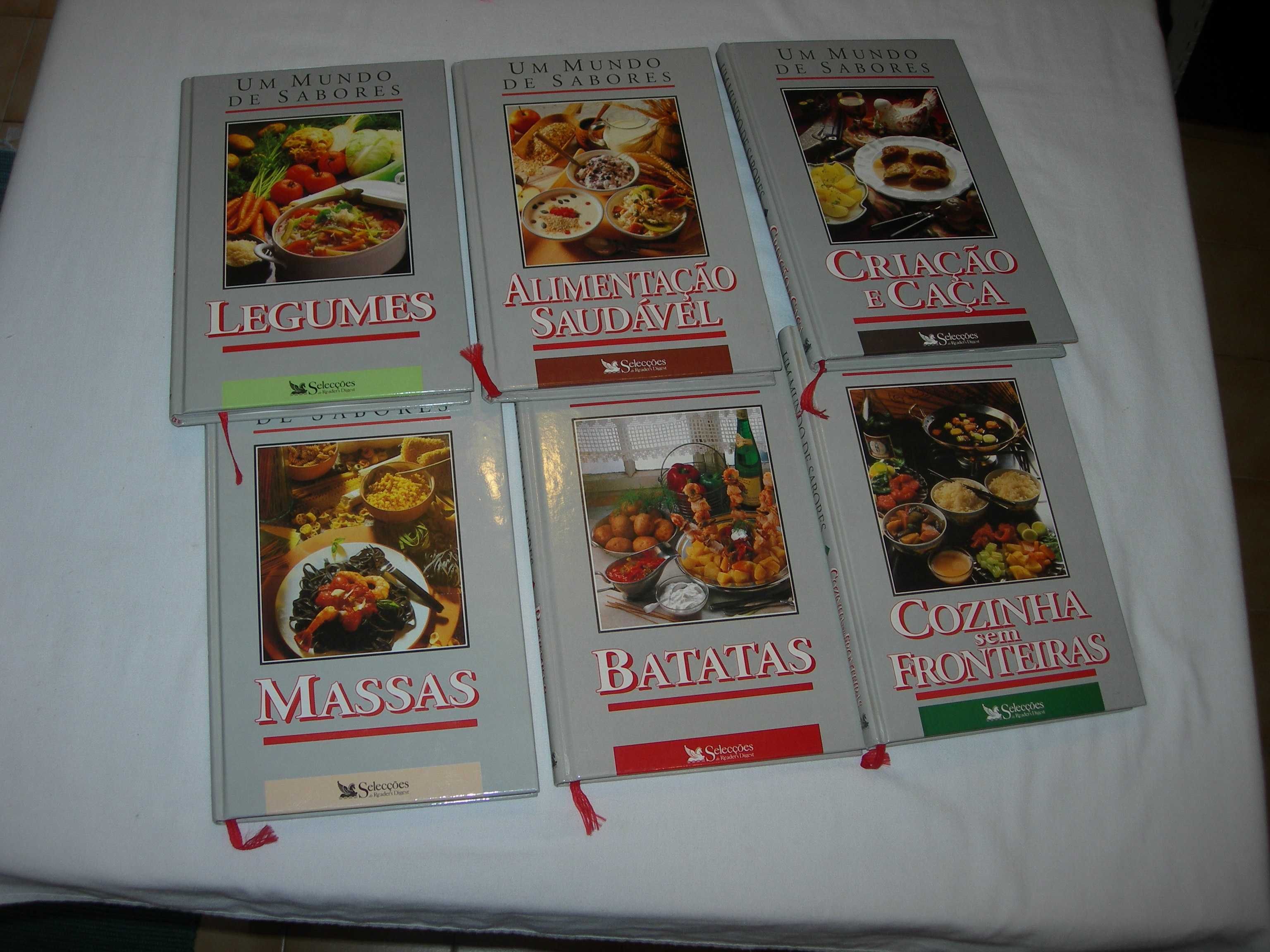 Livros culinária.