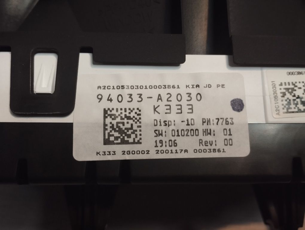 KIA Ceed Licznik / Prędkościomierz ]17ovoko