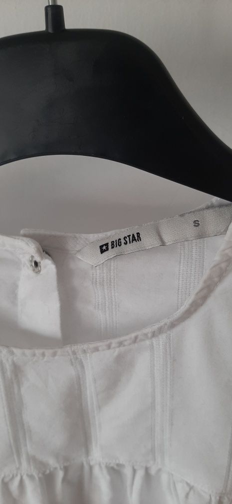 Biała elegancka bluzka oversize S