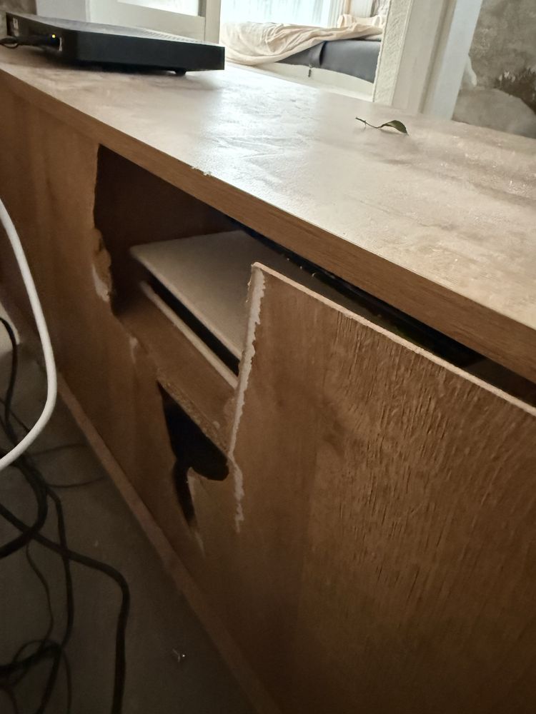 Szafka rtv agd rattanowa