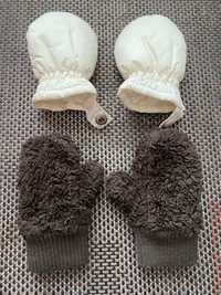 Детские варежки перчатки для маленьких теплые