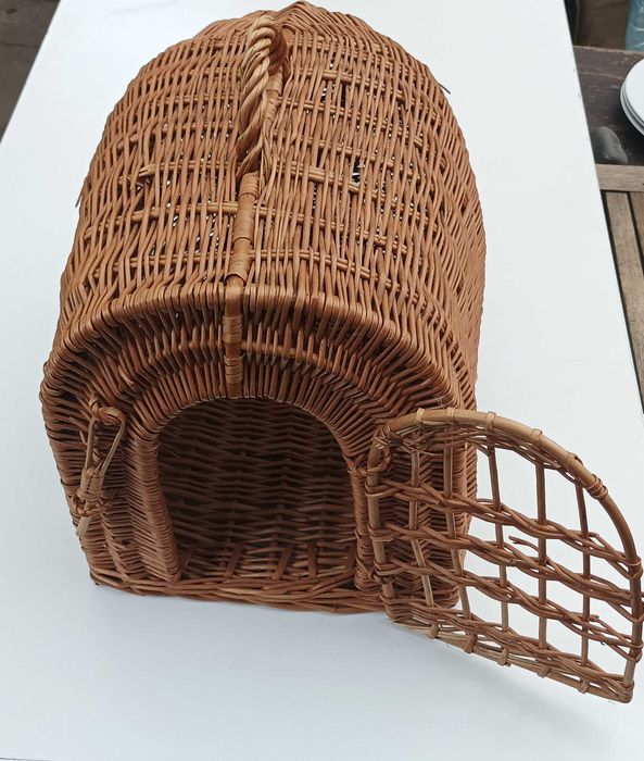 wiklinowy transporter domek dla kota