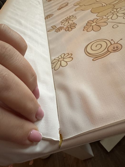 Zestaw przewijak, nakladka na komode  , pojemniki , przescieradlo IKEA