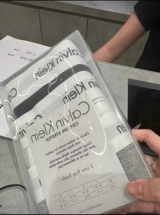 Bokserki męskie CK Colorblock – zestaw 3-częściowy