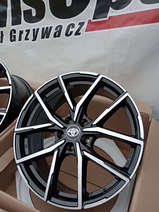 FELGI ALUMINIOWE NOWE 5x114 R19 8J ET40 TOYOTA AURIS AVENSIS BZ4X CAMRY C-HR COROLLA RAV4 VERSO YARIS CROSS