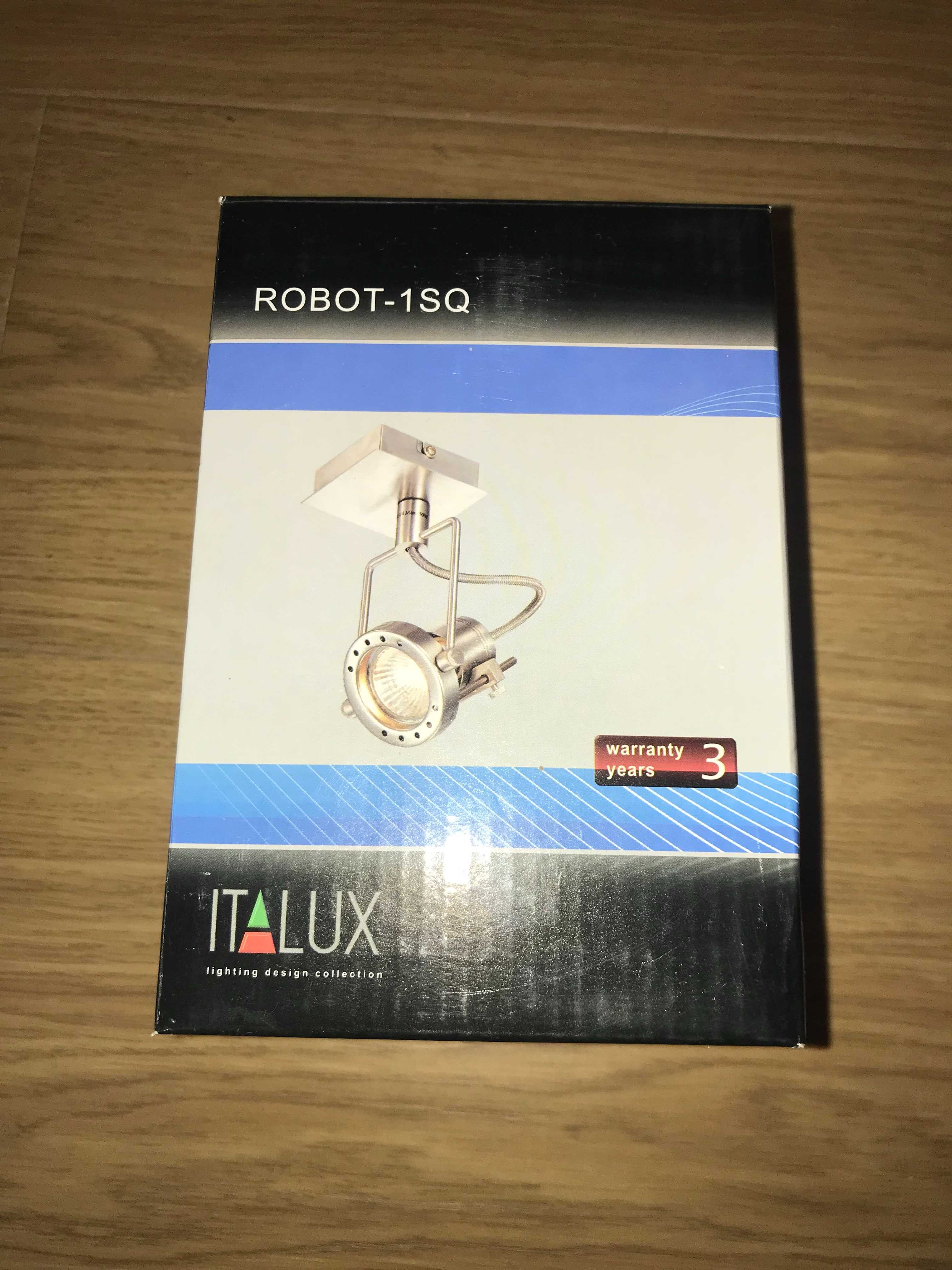 Kinkiet Reflektor Listwa Lampa ścienno-sufitowa Italux Robot-1SQ Nowa!