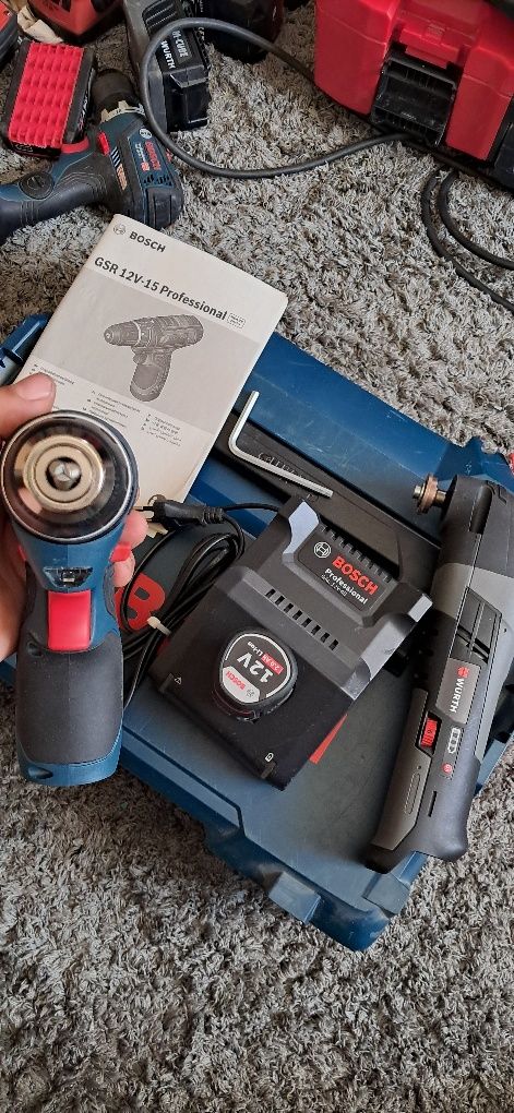 BOSCH GSR V12-15 +gba12v 2.0ah +gal 12v-40 Новий з Європи