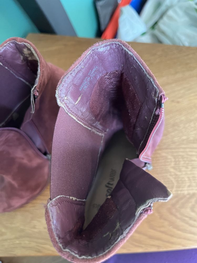 Botki na obcasie kozaki Clarks