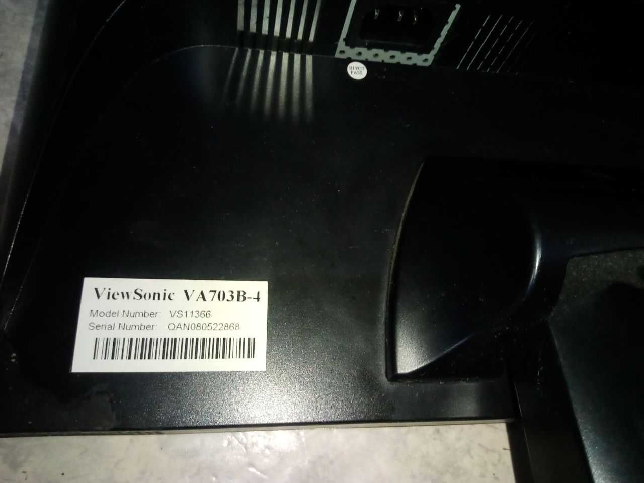Монитор 17" ViewSonic VA703B на запчасти