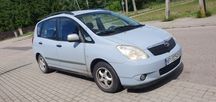 Toyota corolla Verso 1.6 LPG HAK Wbudowane Foteliki