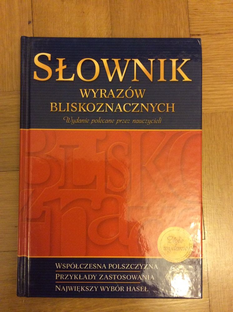 Książka „Słownik wyrazów bliskoznacznych”