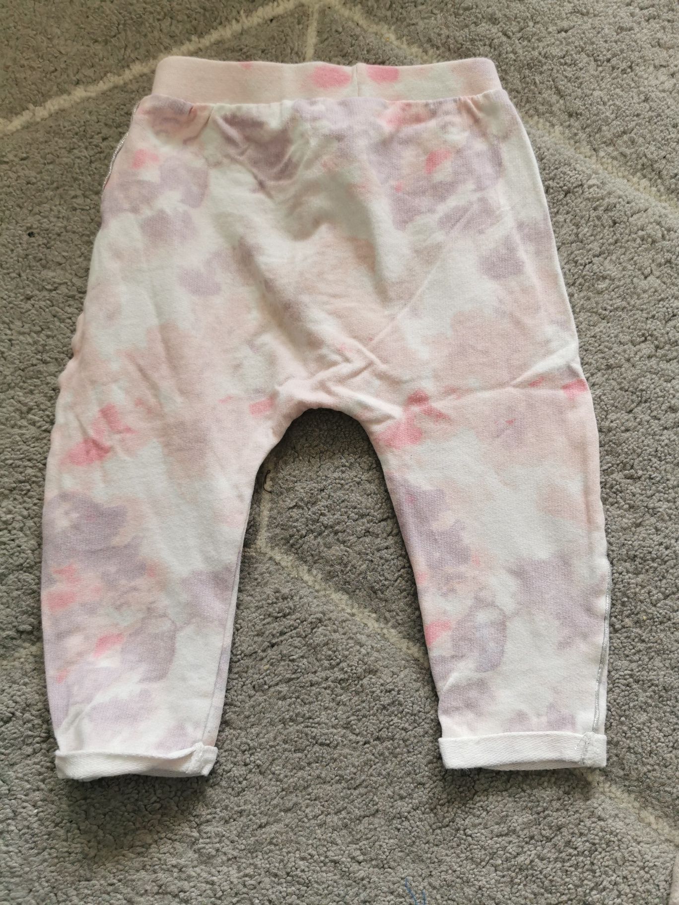 Zestaw dziewczęcy bluza i legginsy r. 80cm