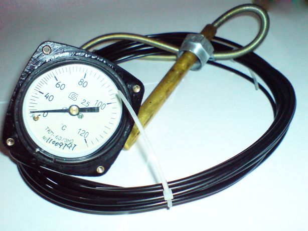 Продам термометр капиллярный вибро устойчивый ТКП-60м3, капилляр 10м