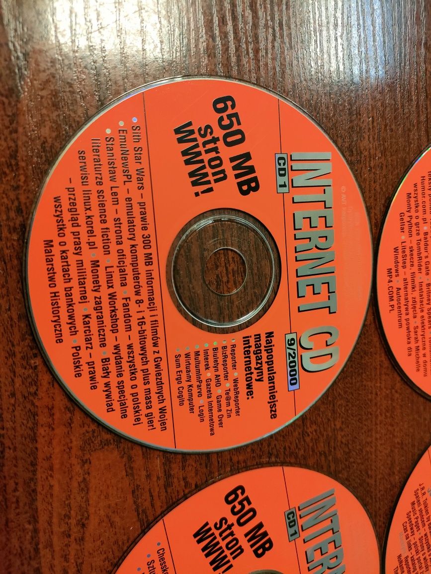 Stare Płyty z czasopism Internet CD 2000 rok Chip CD 10/99