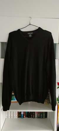 Cienki czarny sweter (roz. XL) Marco Fiori