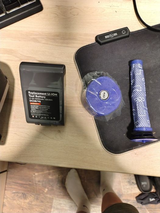 ZESTAW Bateria do odkurzacza DAYSON DC58/V6. I filtr do odkurzacza