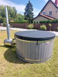 Balia ogrodowa, gorąca beczka, jacuzzi, ogrodowe spa