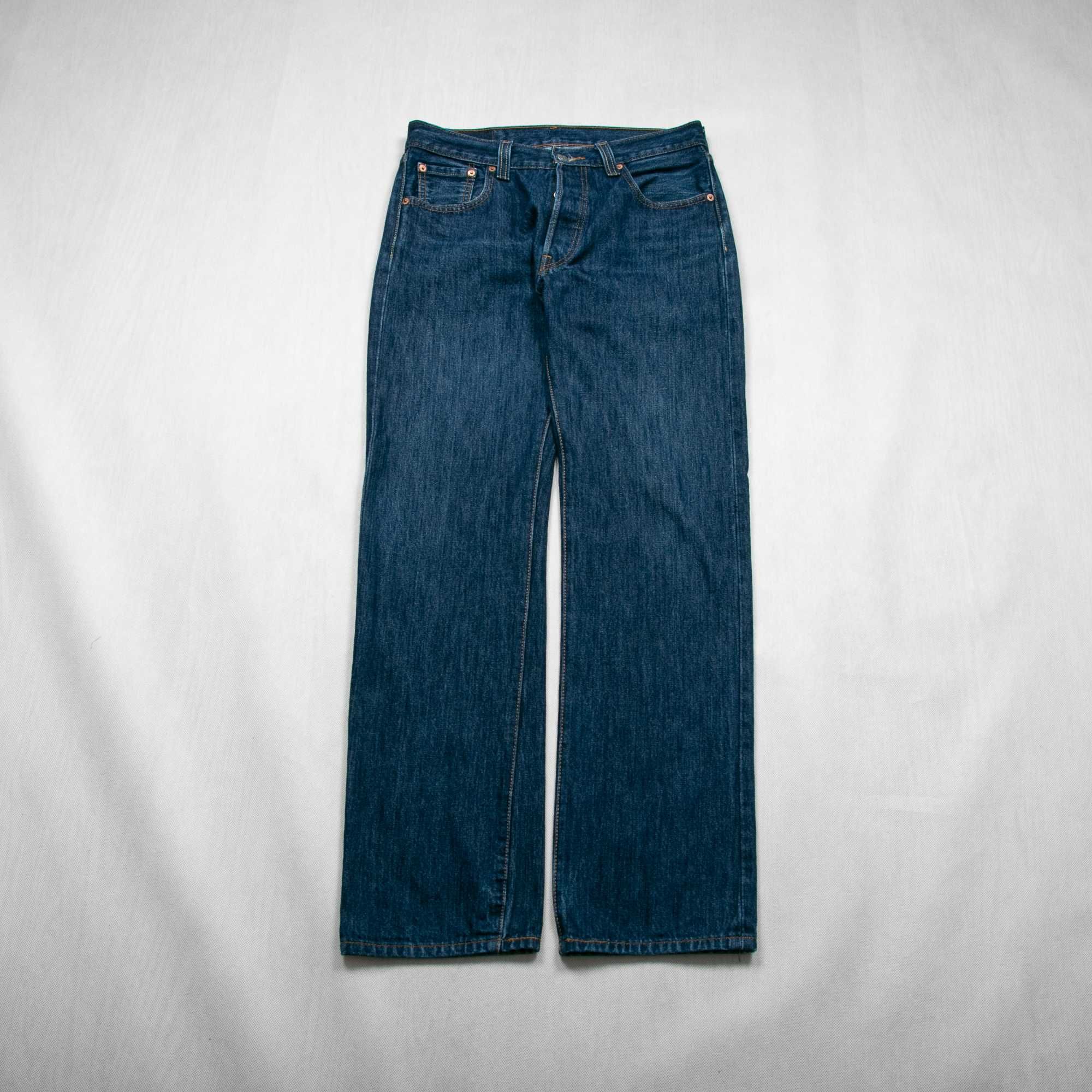 Levis 501 30/32us spodnie jeansowe proste
