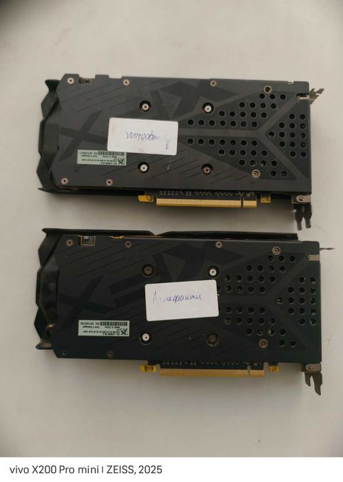 Дві відеокарти RX 470 8gb Артефакти! В ремонт!